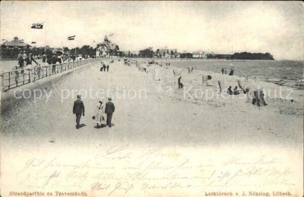 Travemuende Ostseebad Strandpartie