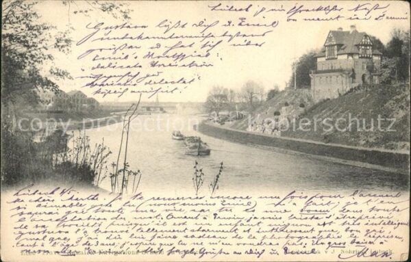 Luebeck Elbe Trave Kanal Navigationsschule