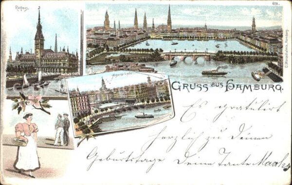 Hamburg Rathaus Alsterarkaden