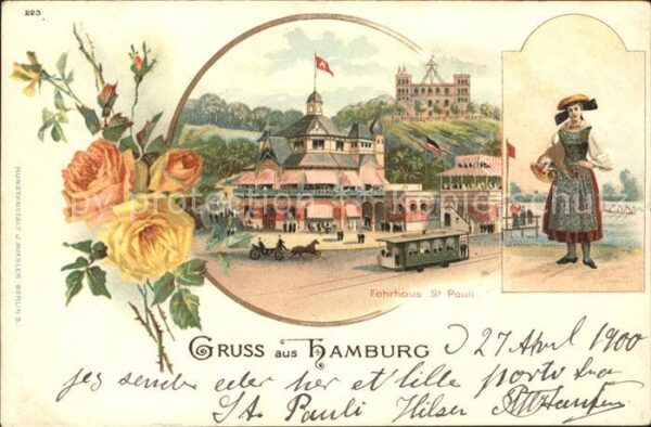 Hamburg Fährhaus St Pauli Hamburger Tracht