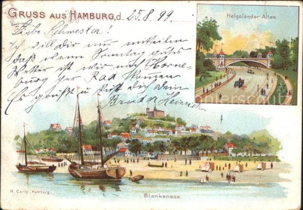 Hamburg Helgoländer Allee Blankenese Panorama