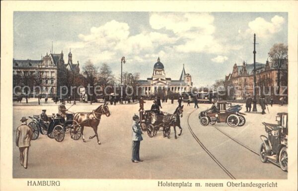 Hamburg Holstenplatz Oberlandesgericht Pferdeku