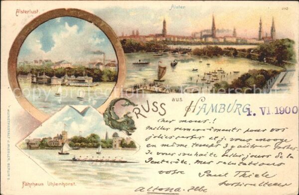 Hamburg Alsterlust Alster Fährhaus Uhlenhorst