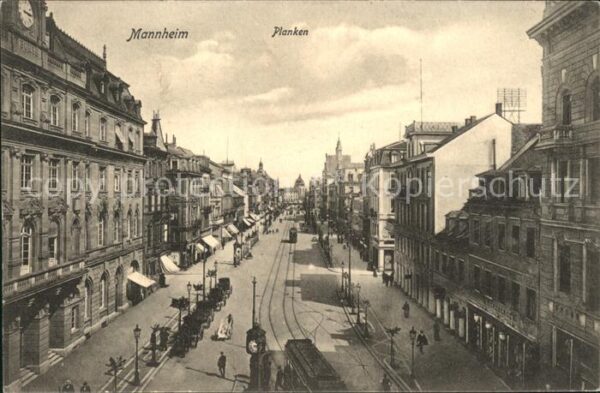 Mannheim Planken Strassenpartie