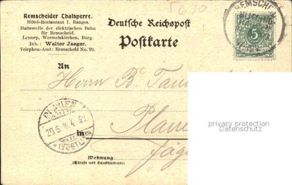 Remscheid Remscheider Talsperre – Bild 2
