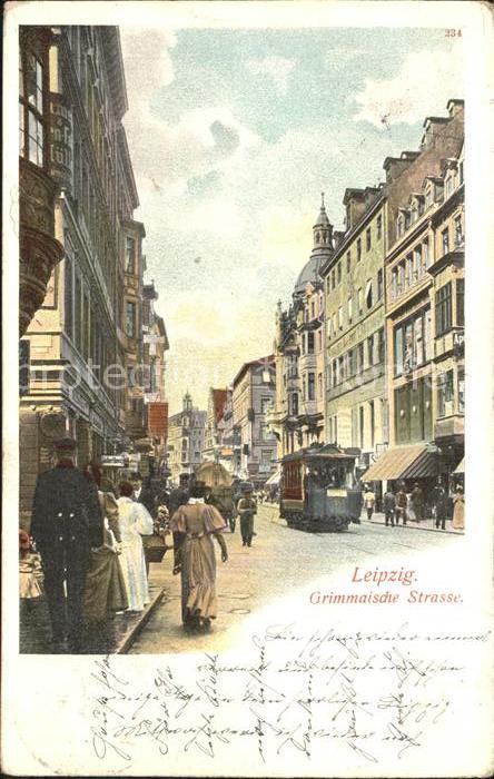 Leipzig Grimmaische Str Strassenbahn