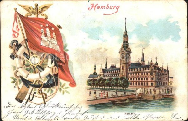 Hamburg Rathaus Wappen
