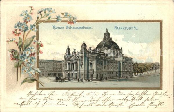 Frankfurt Main Neues Schauspielhaus