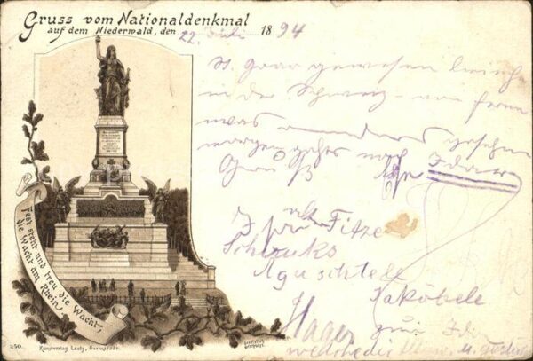 Niederwalddenkmal Nationaldenkmal