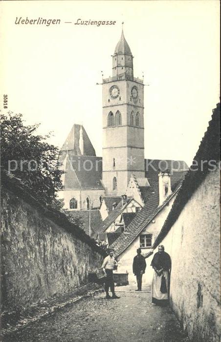 Ueberlingen Bodensee Luziengasse Kirche