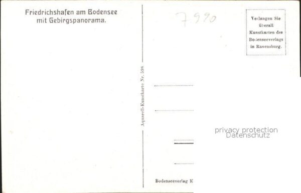 Friedrichshafen Bodensee mit Gebirgspanorama – Bild 2