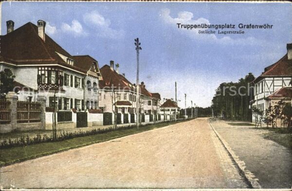 Grafenwoehr Truppenübungsplatz Lagerstrasse