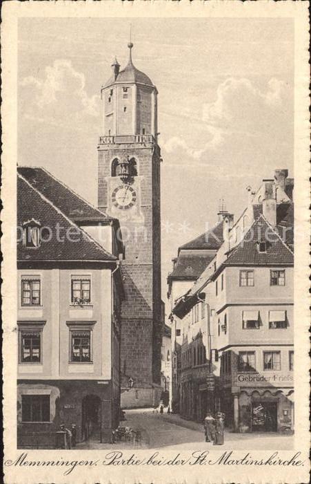 Memmingen Partie bei der St Martinskirche