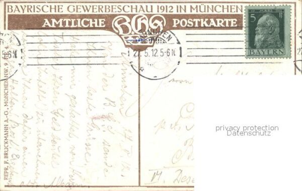 Muenchen Bayerische Gewerbeschau 1912 – Bild 2