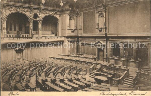 Berlin Reichtagsgebäude Plenarsaal