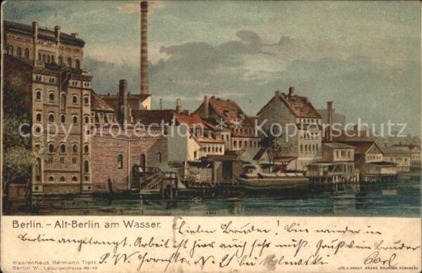 Berlin Alt Berlin am Wasser