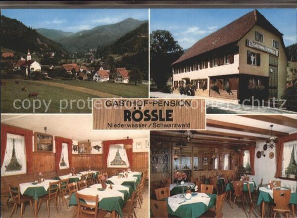 Niederwasser Gasthof Pension Rössle Gasträume Ortsan