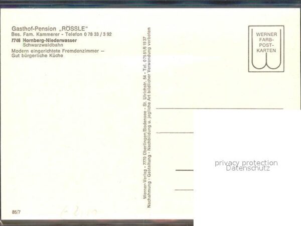 Niederwasser Gasthof Pension Rössle Gasträume Ortsan – Bild 2
