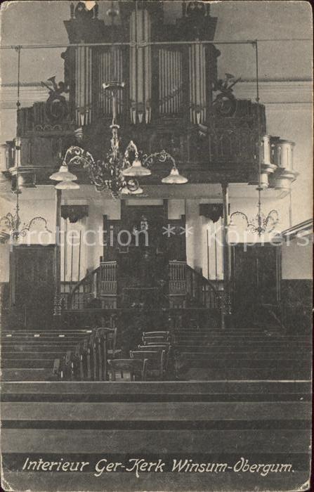 Kirchenorgel Ger-Kerk Winsum-Obergum