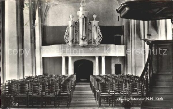 Kirchenorgel Diever Interieur N.H. Kerk