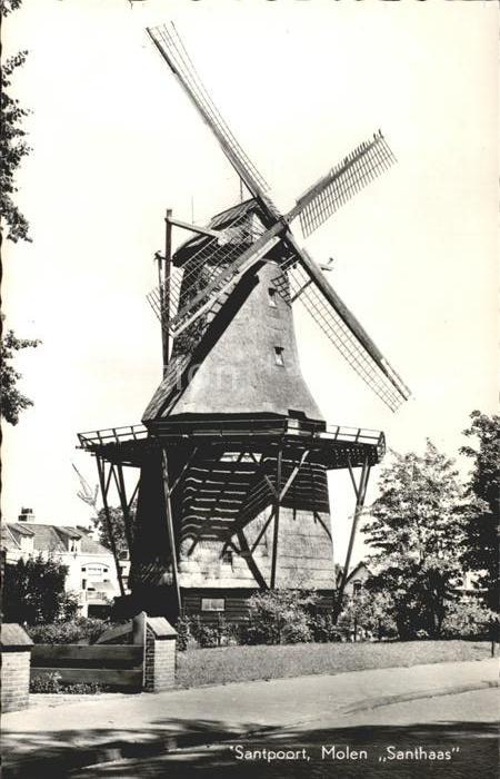 Windmuehle Santpoort Molen Santhaas