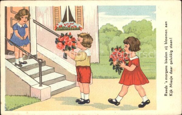 Glueckwunsch Kinder Blumen