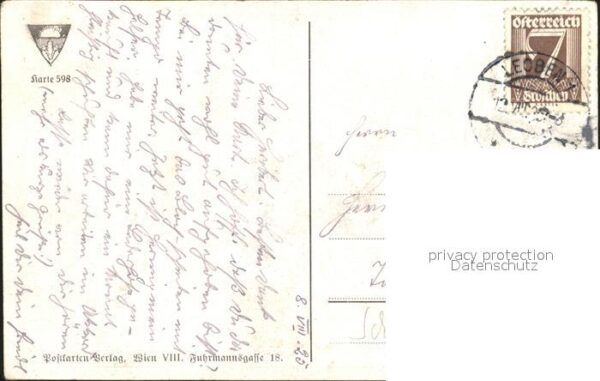 Verlag Schulverein Nr. 598 E. F. Hofecker Gesäuse Planspitze B – Bild 2