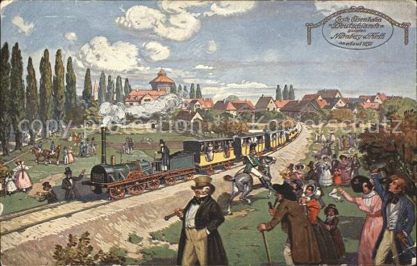 Lokomotive Erste Eisenbahn Nürnberg Fürth