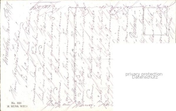 Munk M. Wien Vienne Nr. 880 Goldelse Buch Kind – Bild 2
