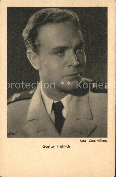 Schauspieler Gustav Fröhlich Foto Cine-Allianz