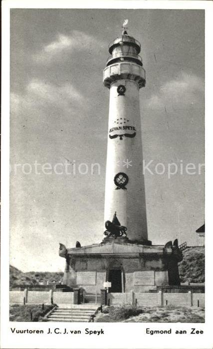 Leuchtturm Lighthouse Egmond aan Zee Vuurtoren J.C.J. van Spe