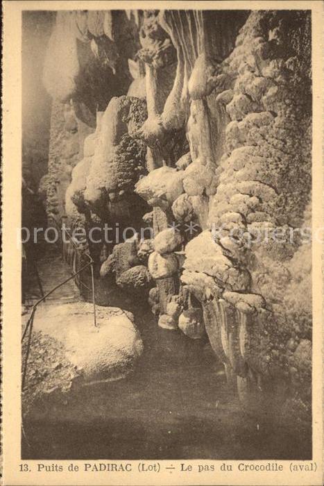 Hoehlen Caves Grottes Puits de Padirac Pas du Crocodile