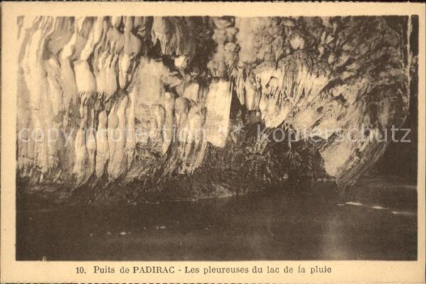 Hoehlen Caves Grottes Puits de Padirac Pleureuses du lac de l