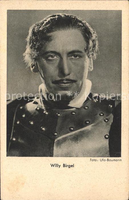 Schauspieler Willy Birgel Foto Ufa-Baumann