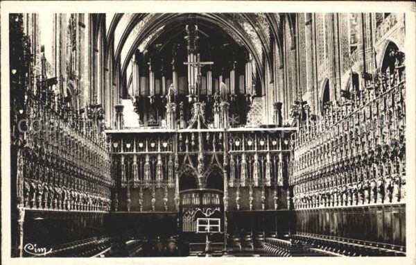 Kirchenorgel Albi Tarn Cathedrale Ste-Cecile Boiseri