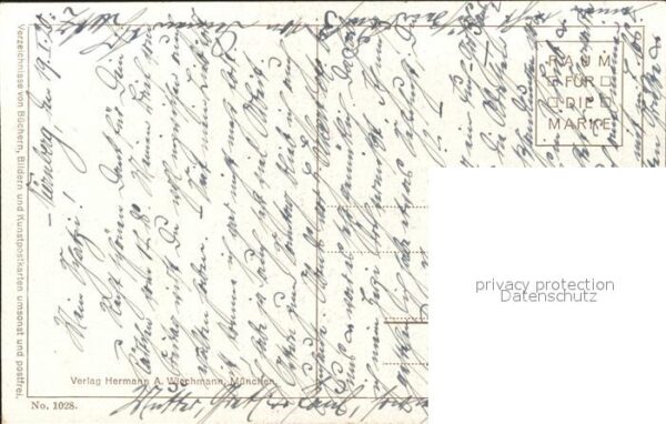 Verlag Wiechmann Nr. 1028 L. Schmutzler In Gedanken – Bild 2