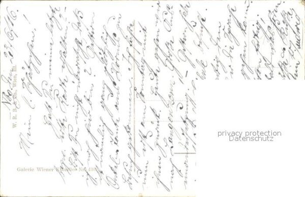 Verlag Galerie Wiener Kuenstler Nr. 430 Rob. Scheffer Der Brief – Bild 2