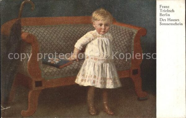 Kuenstlerkarte Franz Triebsch Des Hauses Sonnenschein