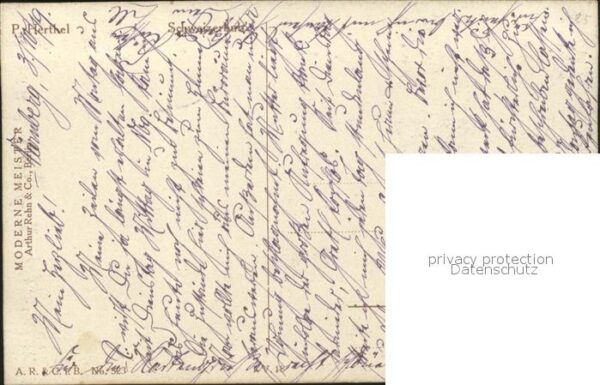Kuenstlerkarte P. Herthel Schweizerbub – Bild 2