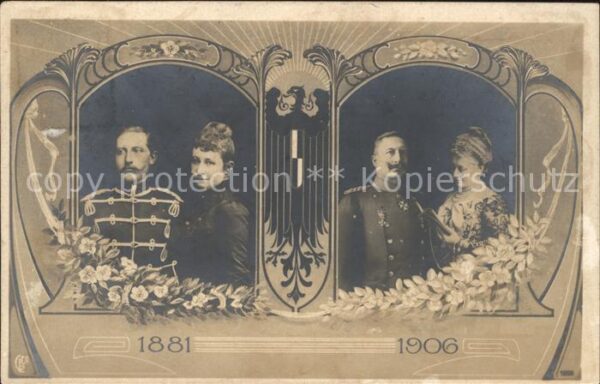 Adel Preussen Wilhelm II Auguste Viktoria