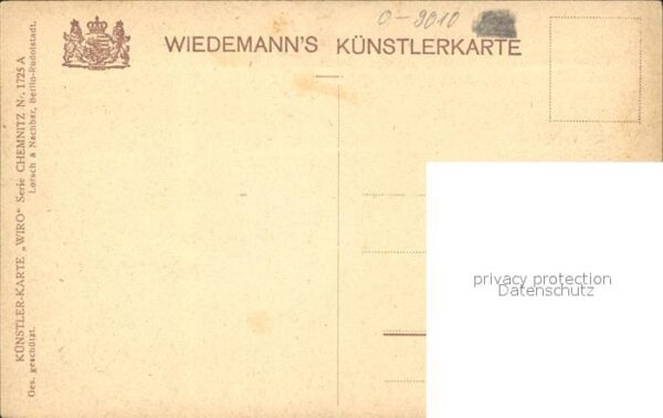 Verlag Wiedemann WIRO Nr. 1725 A Chemnitz Stadtpark – Bild 2