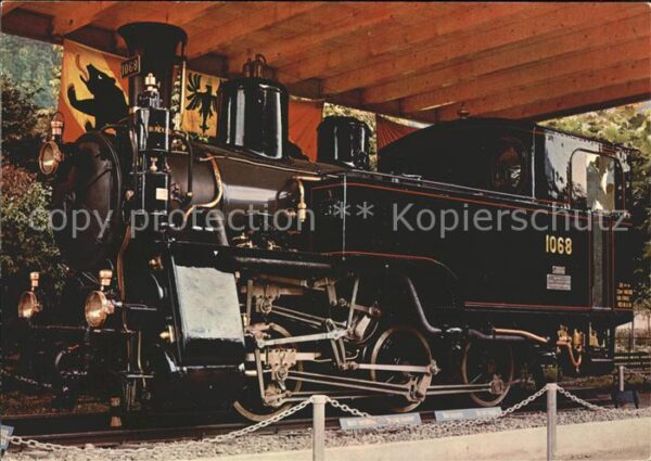 Lokomotive Brünigbahn HG 3/3 1068 Meiringen