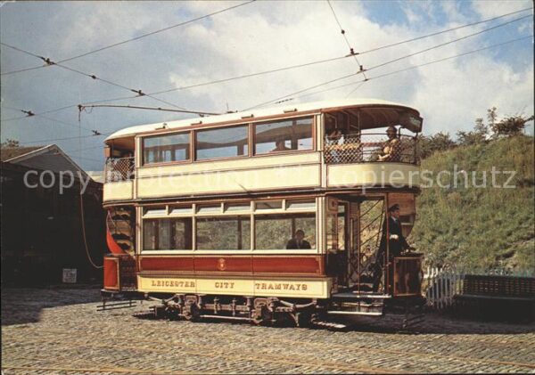 Strassenbahn Leicester National Tramway Museum Crich