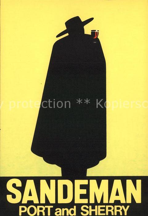 Wein Spirituosen Sandeman Poster George Mass