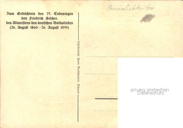 Komponist Friedrich Silcher 75. Todestag – Bild 2
