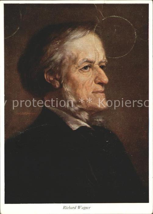 Wagner Richard Komponist Künstlerkarte A. Hermann Nr. 7071