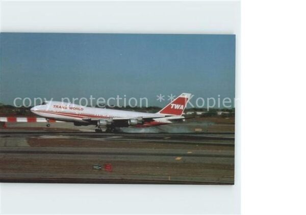 Flugzeuge Zivil TWA-Trans World Airlines Boeing 747