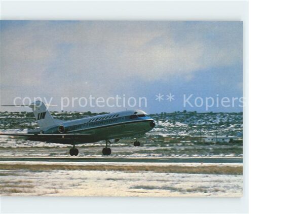 Flugzeuge Zivil Linjeflyg Fokker F-28