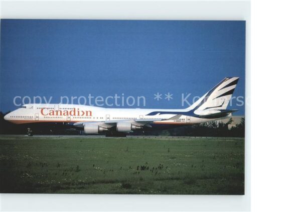 Flugzeuge Zivil Canadian Proud Wings B747-475 C-GMWW c/