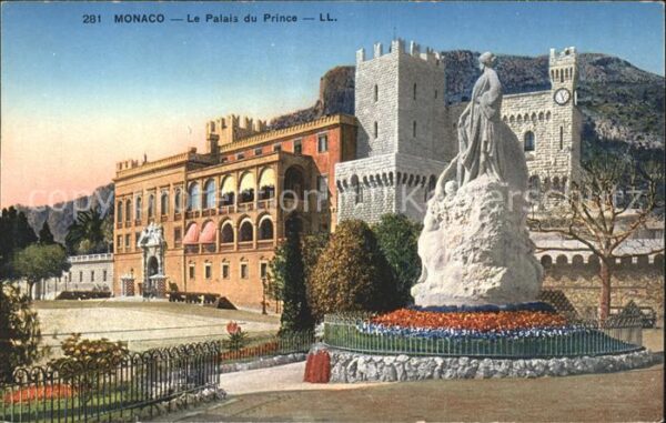 Monaco Palais du Prince Monument